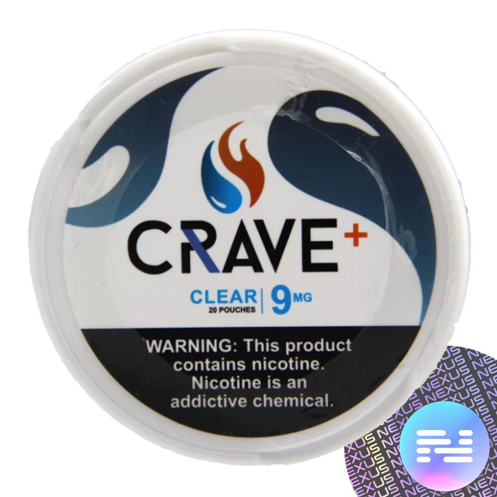 Clear 9 MG Crave Nicotine Pouches