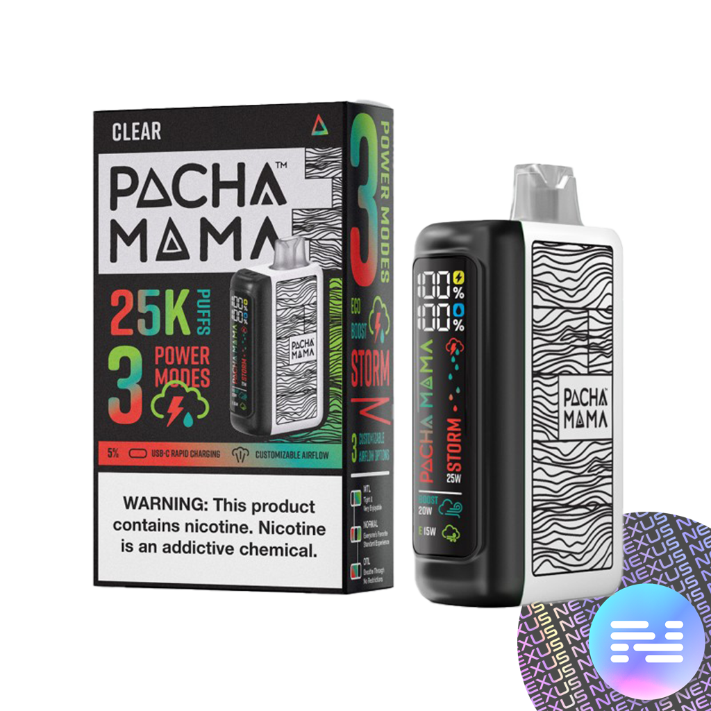 Clear Pachamama 25000 Disposable Vape