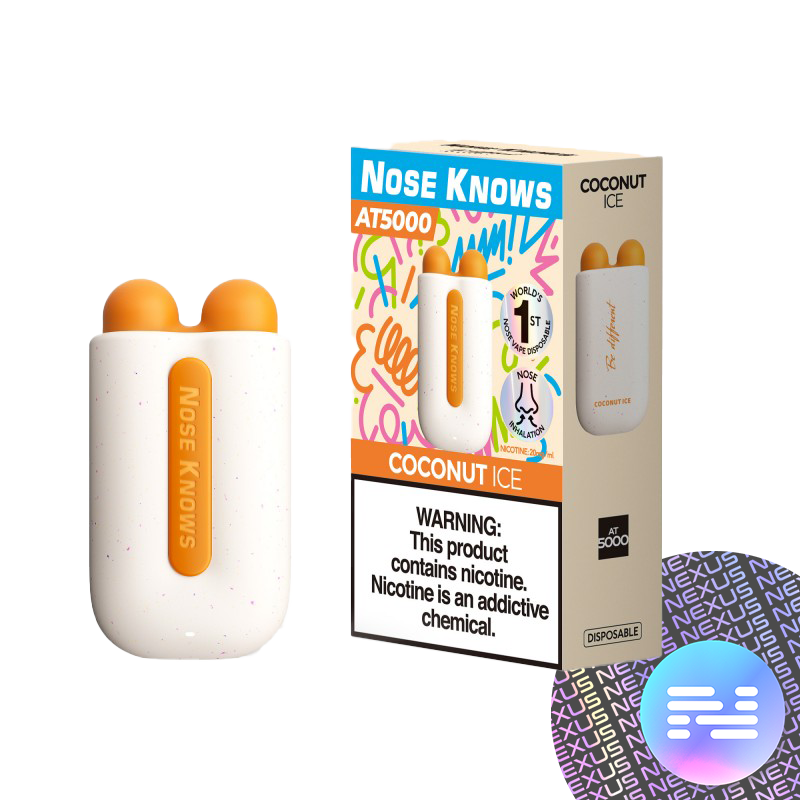 Coconut Ice Nose Knows AT5000 Disposable Vape