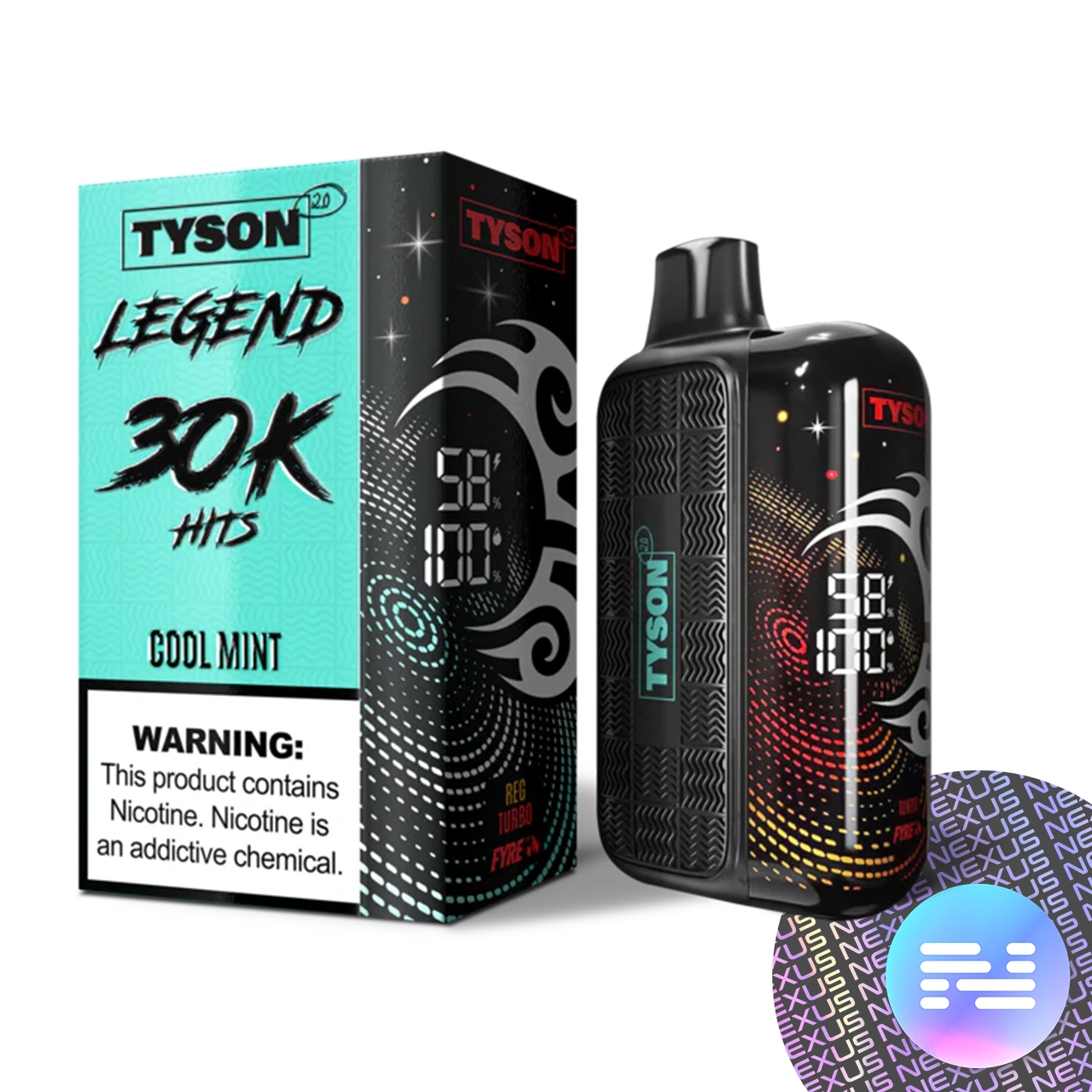 Cool Mint Tyson 2.0 Legend 30000 Disposable Vape