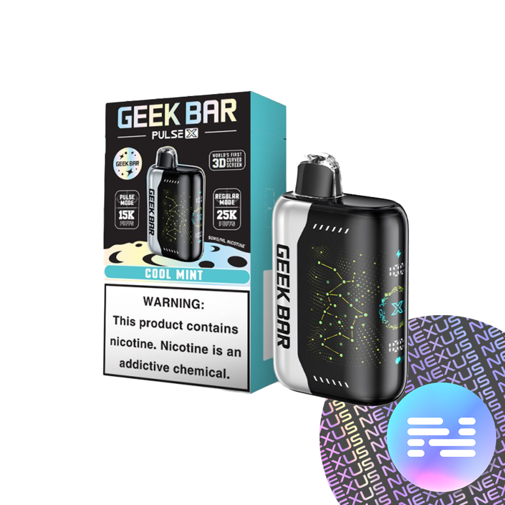 Cool Mint Geek Bar Pulse X 25000 Disposable Vape