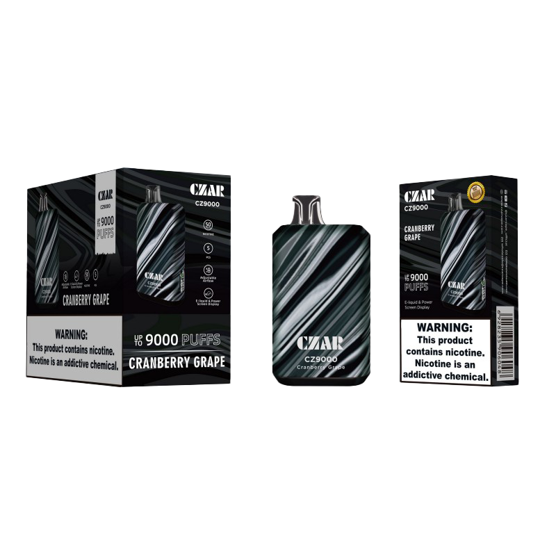 CZAR CZ9000 Disposable Vape - Cranberry Grape