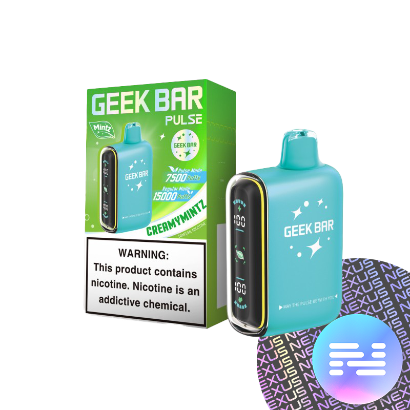 Creamy Mintz Geek Bar Pulse Disposable Vape 15000 Puffs