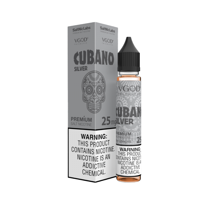 VGOD Salt Nic E-Liquid 30 ML Vape Juice - Cubano Silver