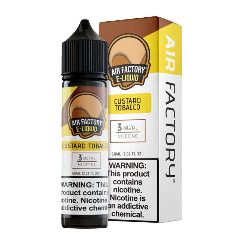 Air Factory 60 ML E-Liquid Vape Juice - Custard Tobacco