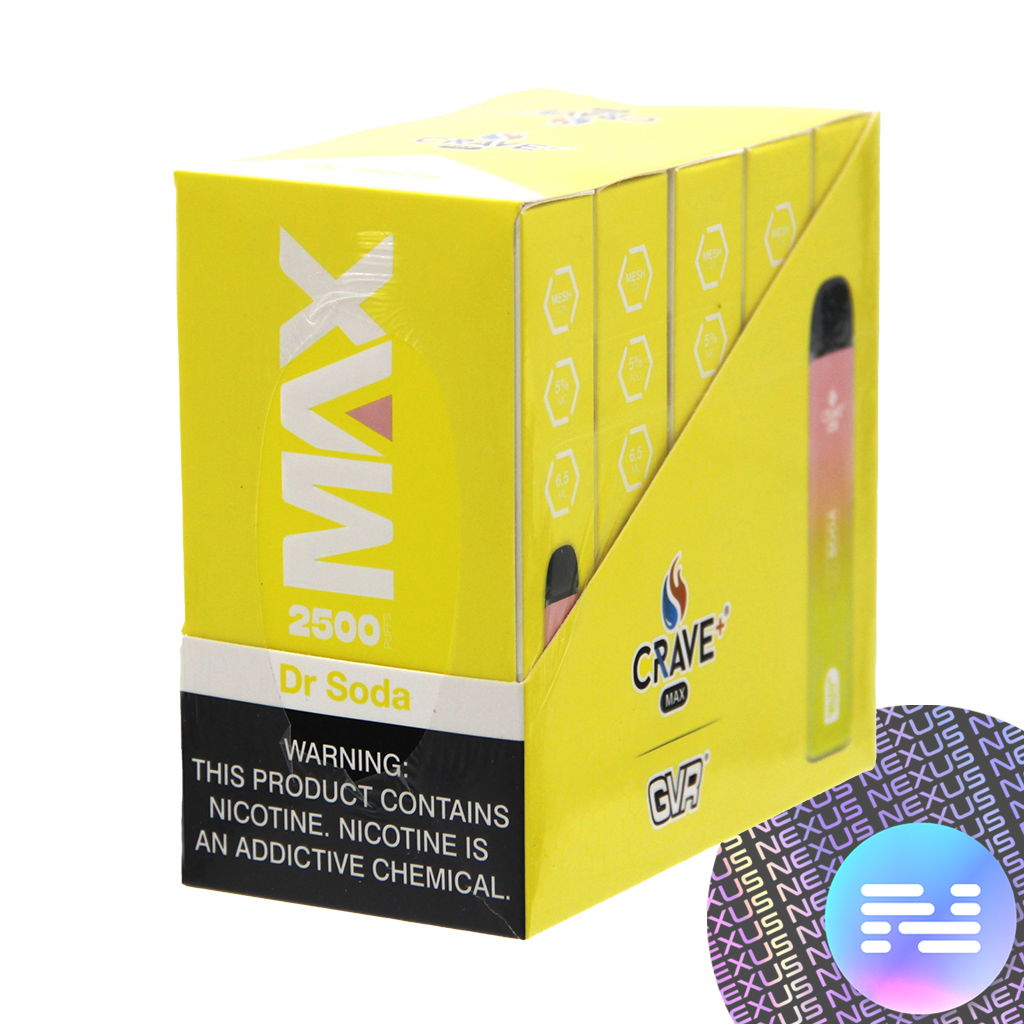 Dr. Soda CRAVE MAX Disposable Vape 2500 Puff