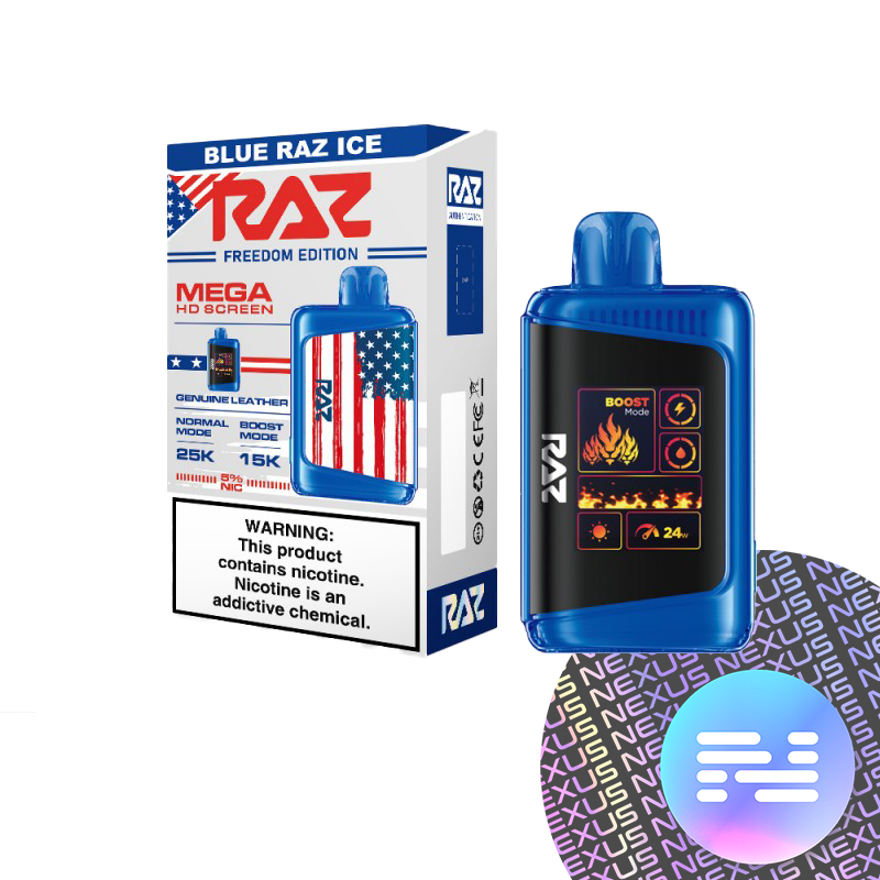 Blue Raz Ice RAZ 25000 Freedom Edition Disposable Vape