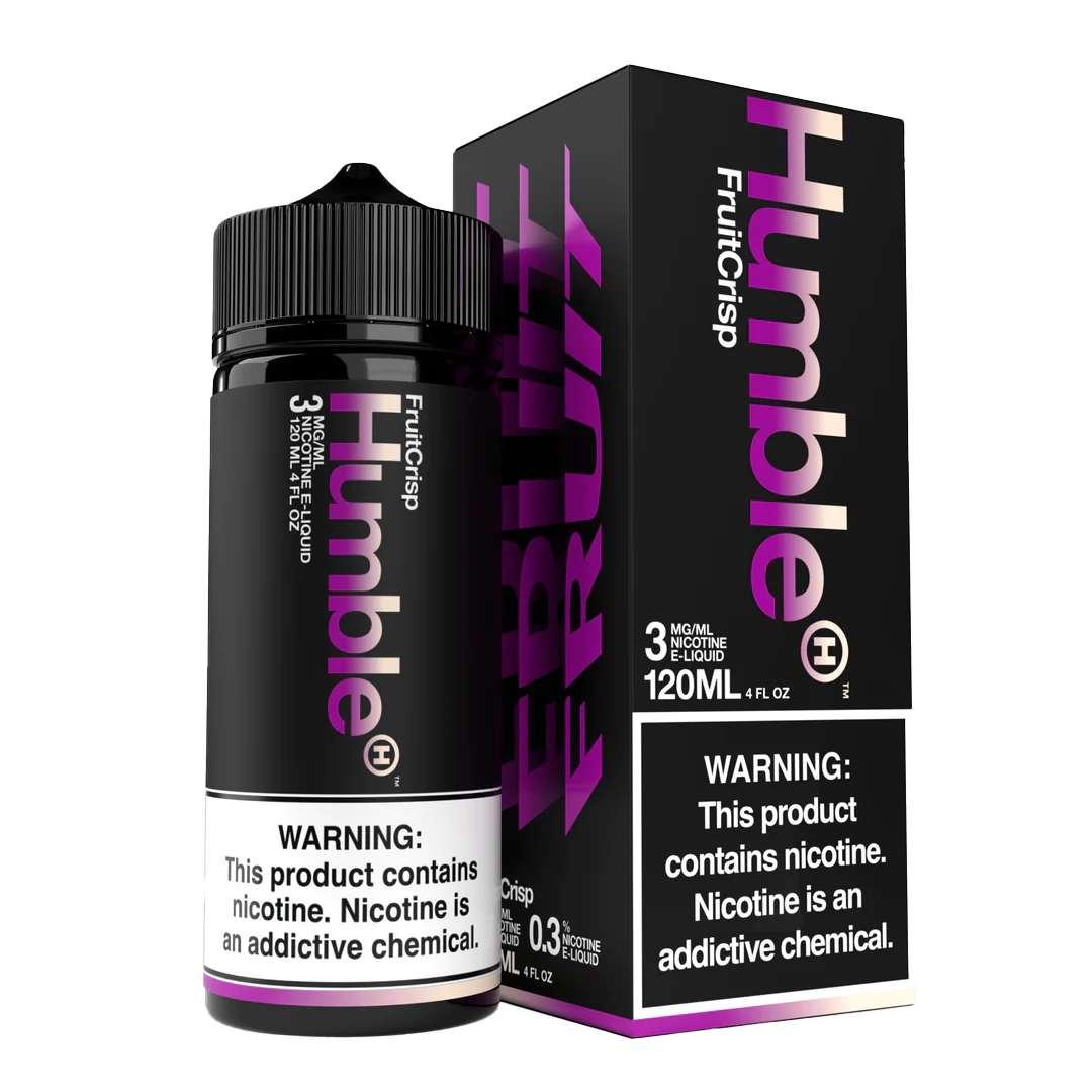 Humble Salt Nicotine E-Liquid 120 ML Vape Juice - Fruit Crisp