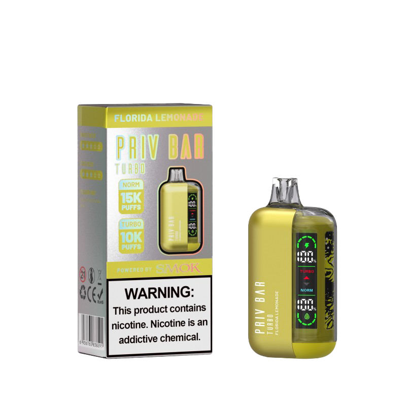 Priv Bar 15000 Disposable Vape Florida Lemonade