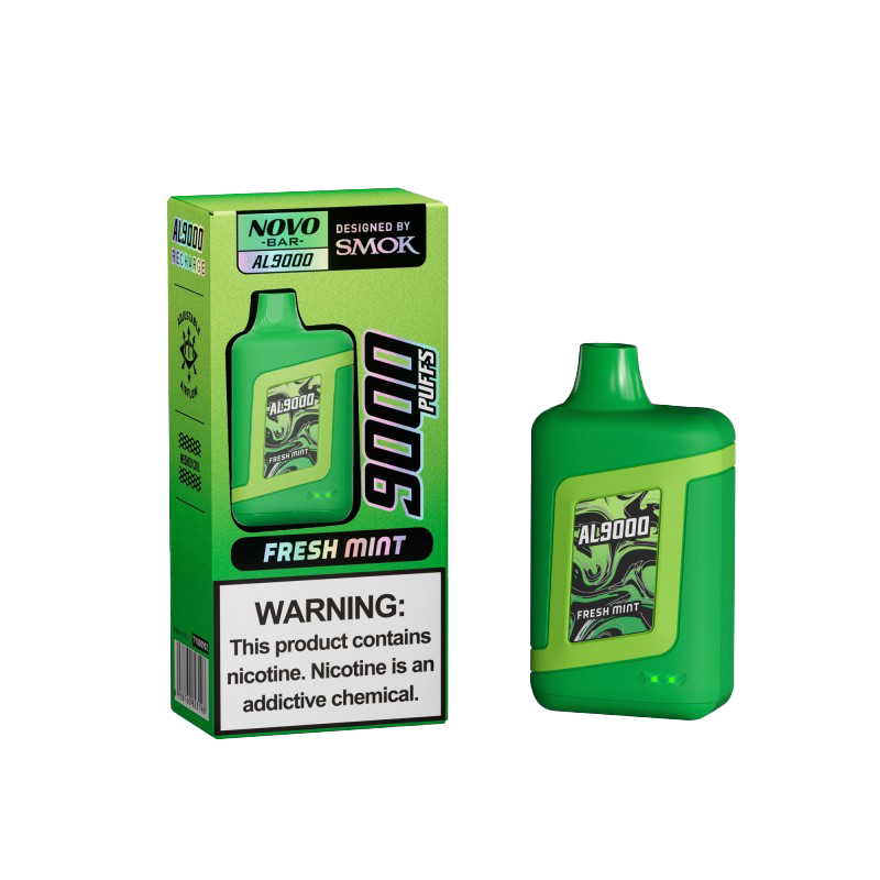 NOVO Bar AL9000 9000 Puffs Disposable Vape - Fresh Mint