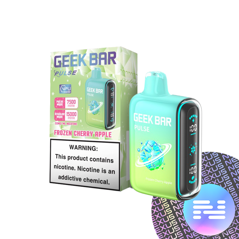 Frozen Cherry Apple Geek Bar Pulse Disposable Vape 15000 Puff