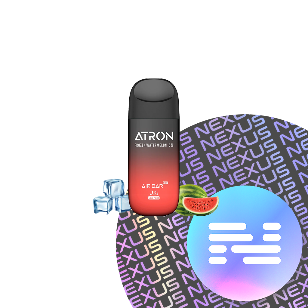 Frozen Watermelon Air Bar ATRON Disposable Vape 5000 Puff