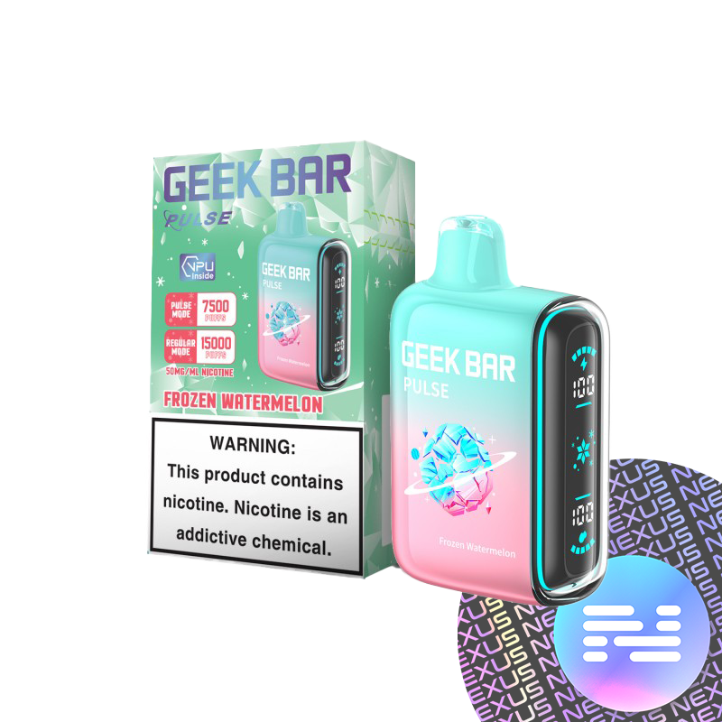 Frozen Watermelon Geek Bar Pulse Disposable Vape 15000 Puff