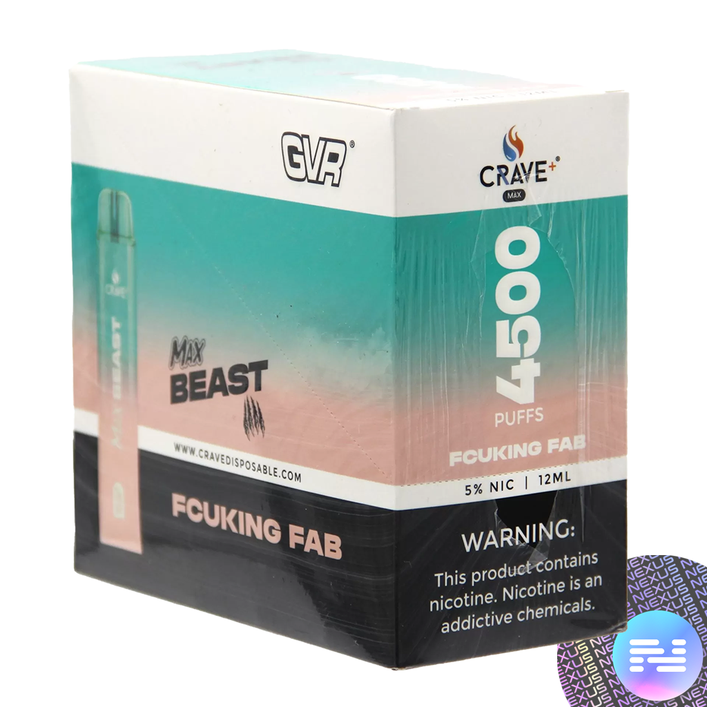 Fucking Fab CRAVE MAX Beast Disposable Vape 4500 Puff