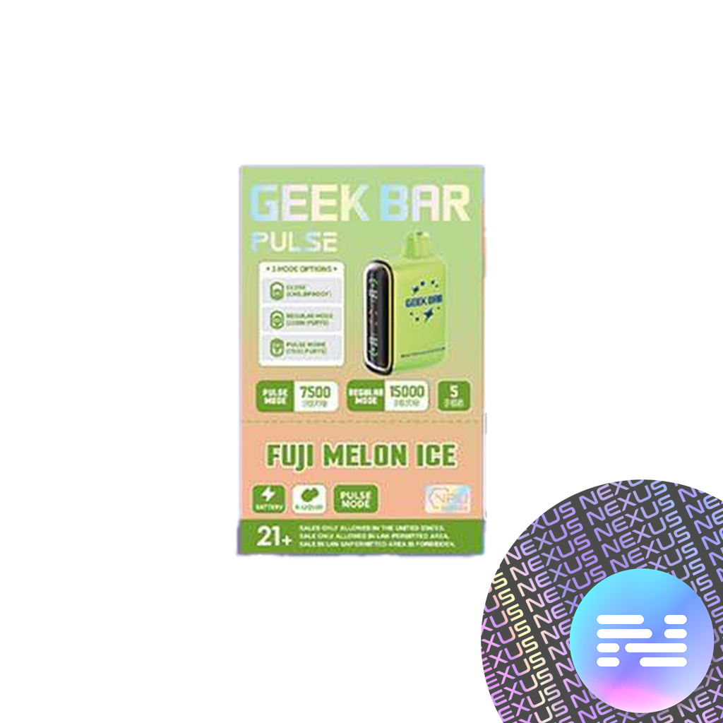 Fuji Melon Ice Geek Bar Pulse Disposable Vape 15000 Puff