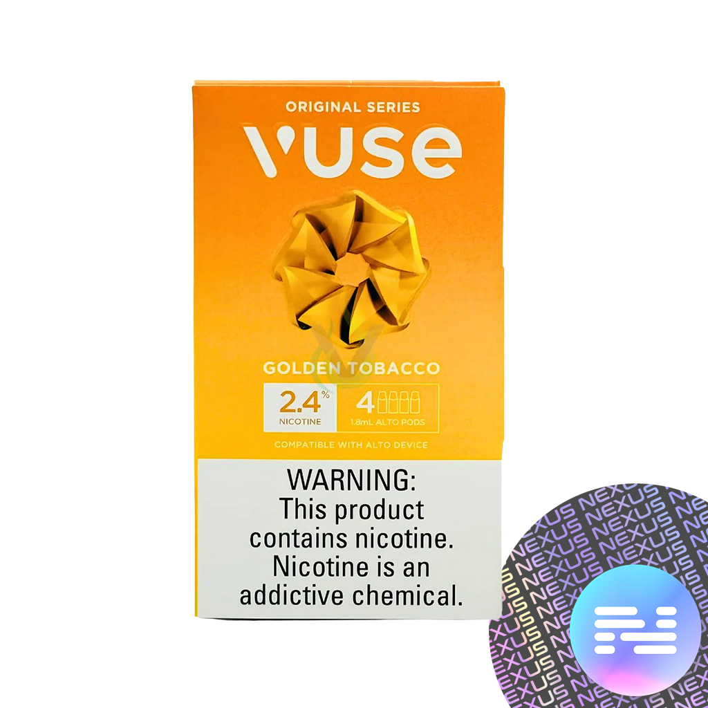 VUSE Alto Golden Tobacco 2.4% - 4 Pack