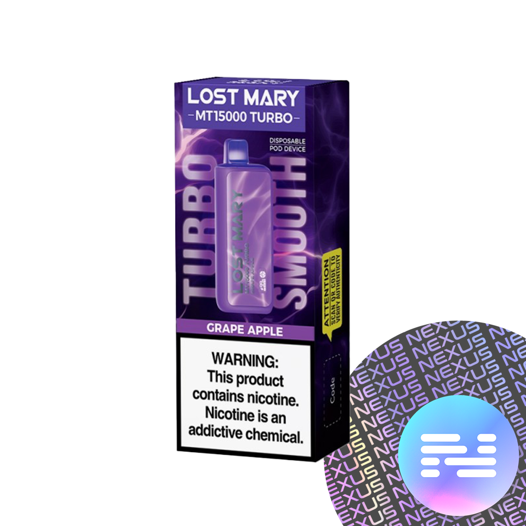 Grape Apple Lost Mary MT15000 Turbo Disposable Vape