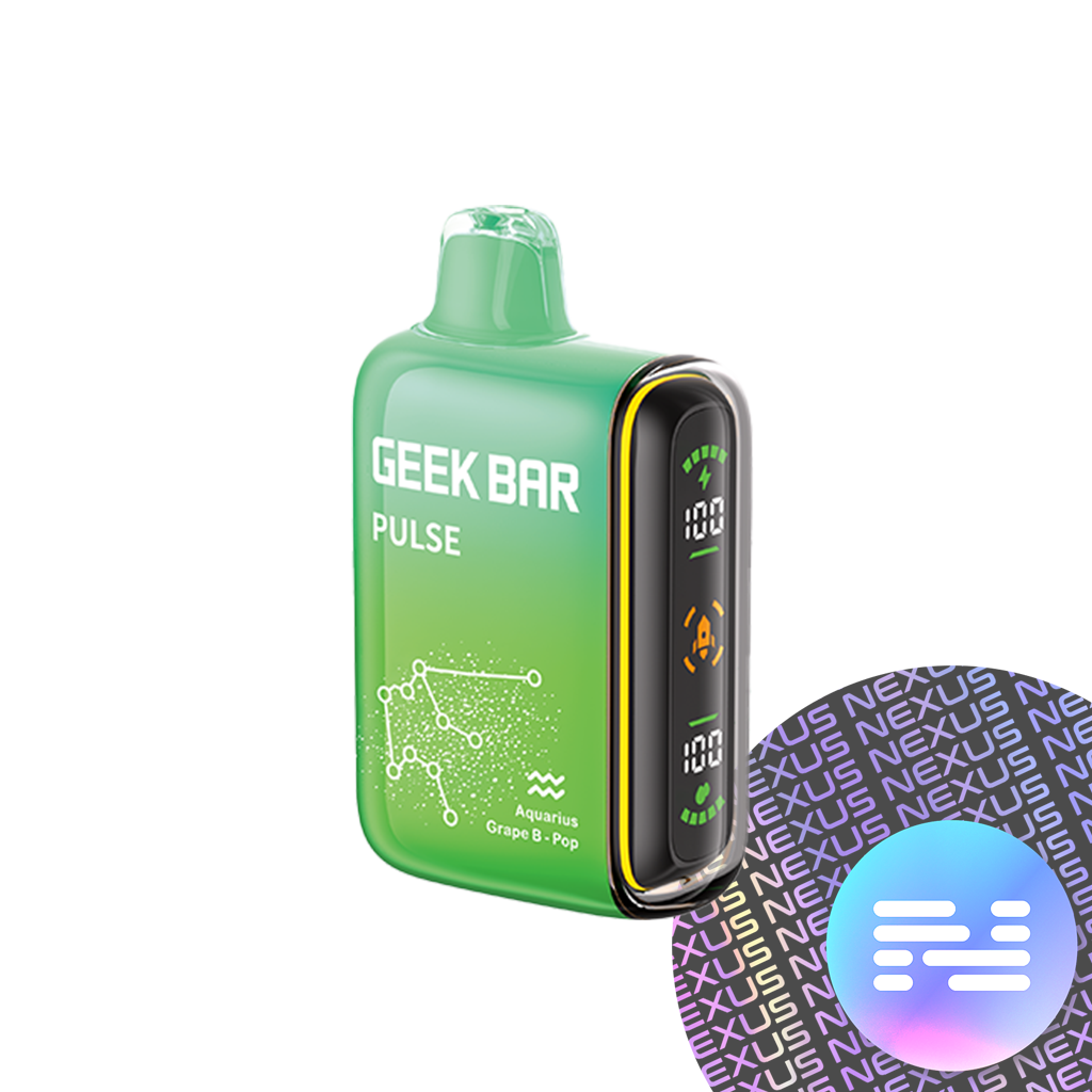 Grape B POP Geek Bar Pulse Disposable Vape 15000 Puff