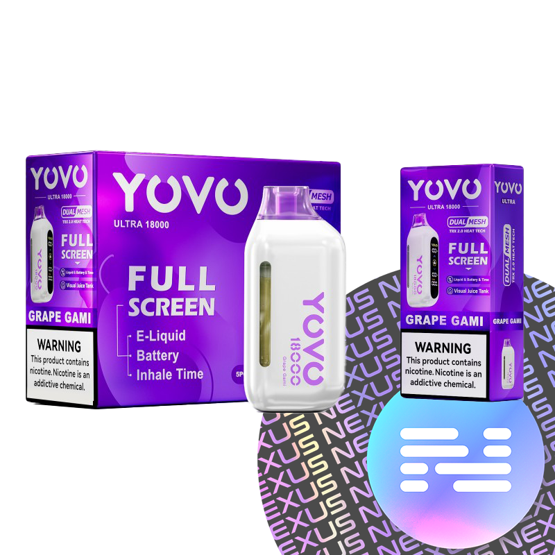 Grape Gami YOVO Ultra 18000 Disposable Vape