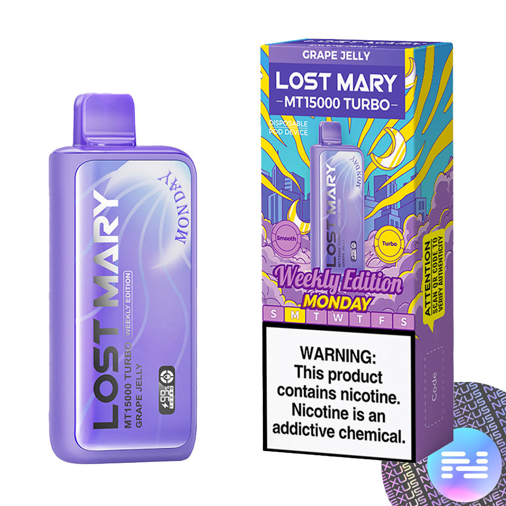 Grape Jelly Lost Mary MT15000 Turbo Disposable Vape