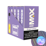 Grape Lemon CRAVE MAX Disposable Vape 2500 Puff