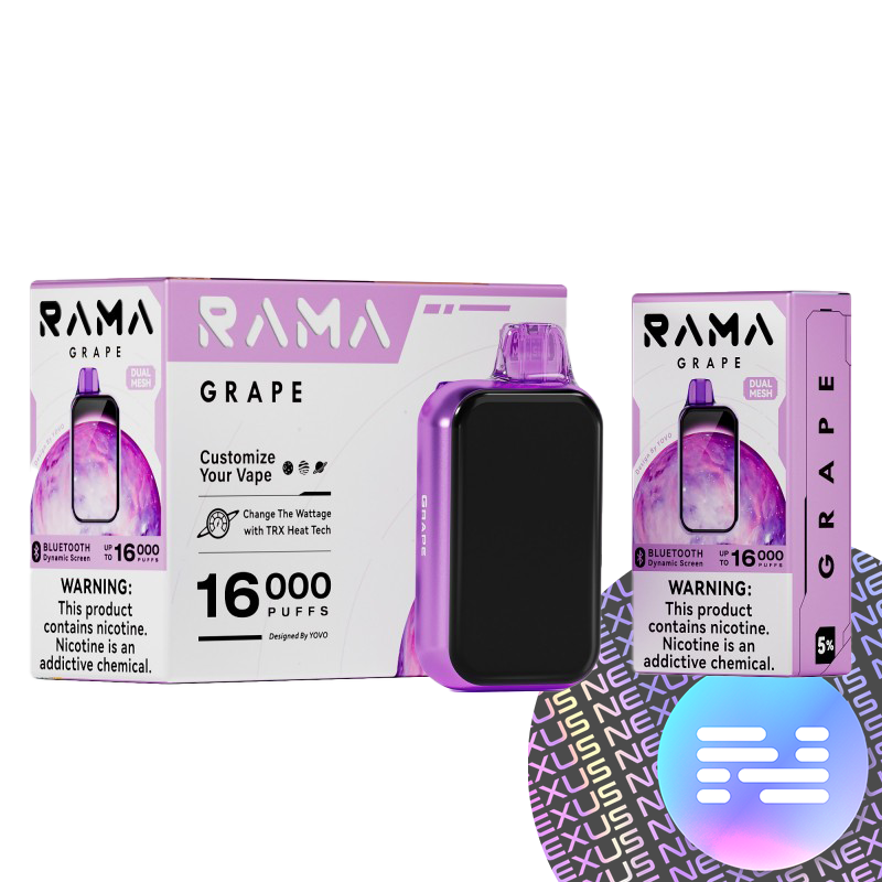 Grape RAMA Disposable Vape 16000 Puff