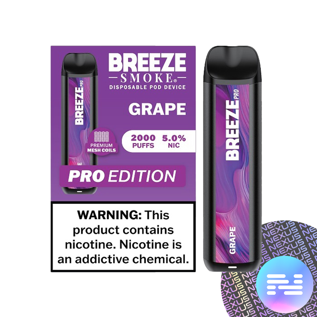 Grape Breeze PRO 2000 Disposable Vape