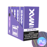 Grape B POP CRAVE MAX Disposable Vape 2500 Puff