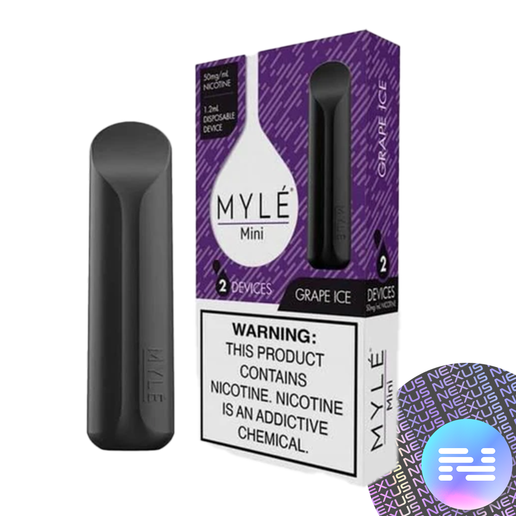 Grape Ice MYLE Mini 2 Pack Disposable Vape