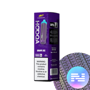 Grape Ice Nasty Bar Hooqa DFR10Ki DTL Disposable Vape 10000 Puff 3MG