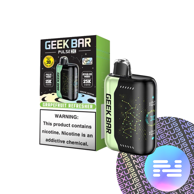 Grapefruit Refresher Geek Bar Pulse X 25000 Disposable Vape