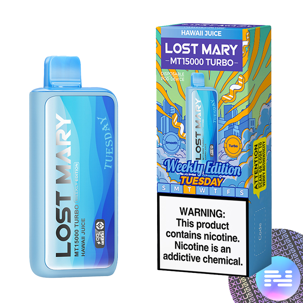 Hawaii Juice Lost Mary MT15000 Turbo Disposable Vape