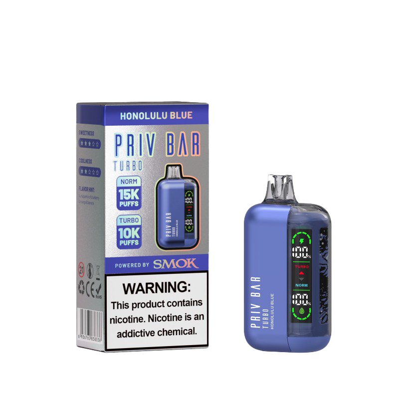 Priv Bar 15000 Disposable Vape Honolulu Blue