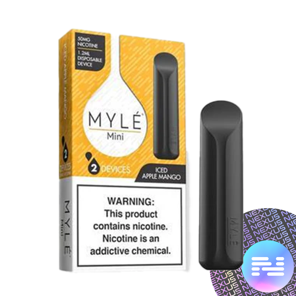 Iced Apple Mango MYLE Mini 2 Pack Disposable Vape