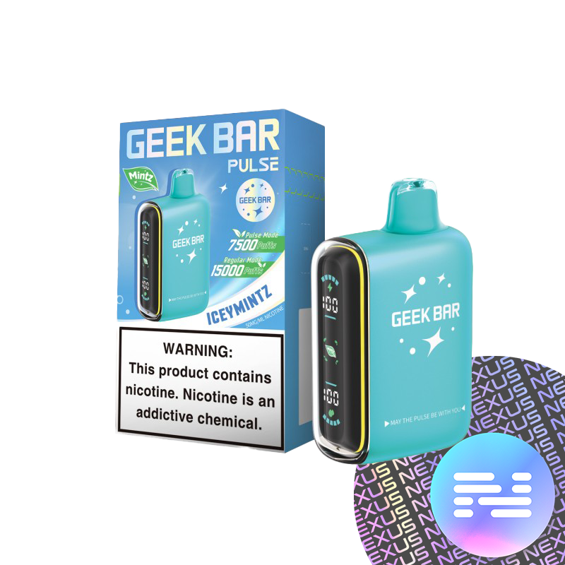 Icey Mintz Geek Bar Pulse Disposable Vape 15000 Puffs