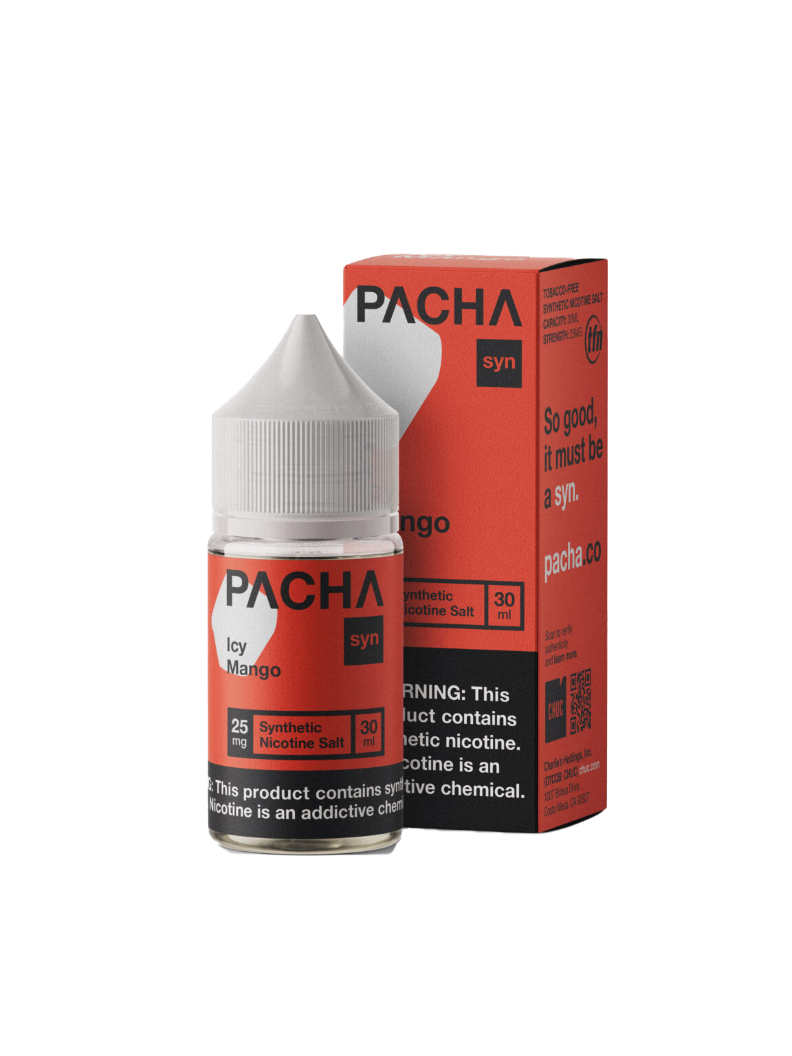 Pacha 30ML E-Liquid Vape Juice - Icy Mango