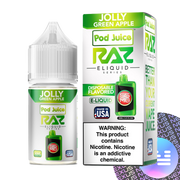 Jolly Green Apple RAZ x Pod Juice E-Liquid