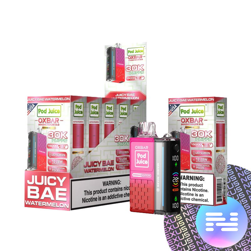 Juicy Bae Pod Juice x OXBAR Magic Maze 2 30K Puff Disposable Vape