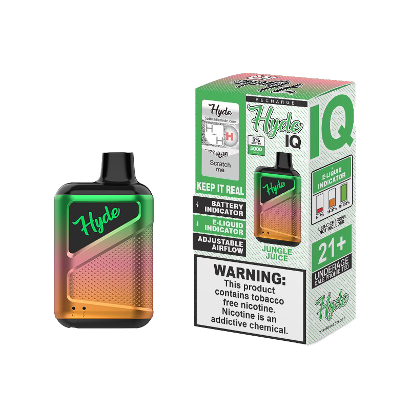 Hyde IQ Recharge 5000 Disposable Vape - Jungle Juice