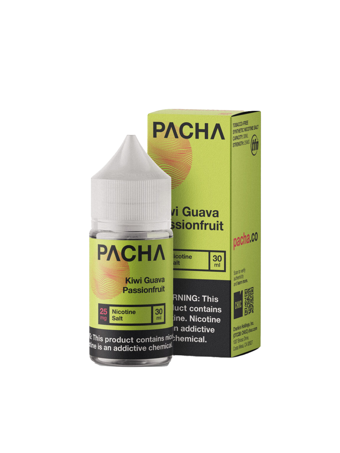 Pacha 30ML E-Liquid Vape Juice - Kiwi Guava Passionfruit