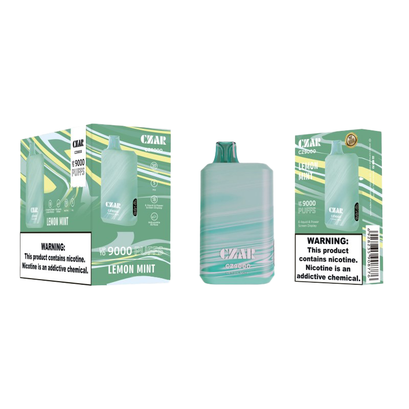 CZAR CZ9000 Disposable Vape - Lemon MInt