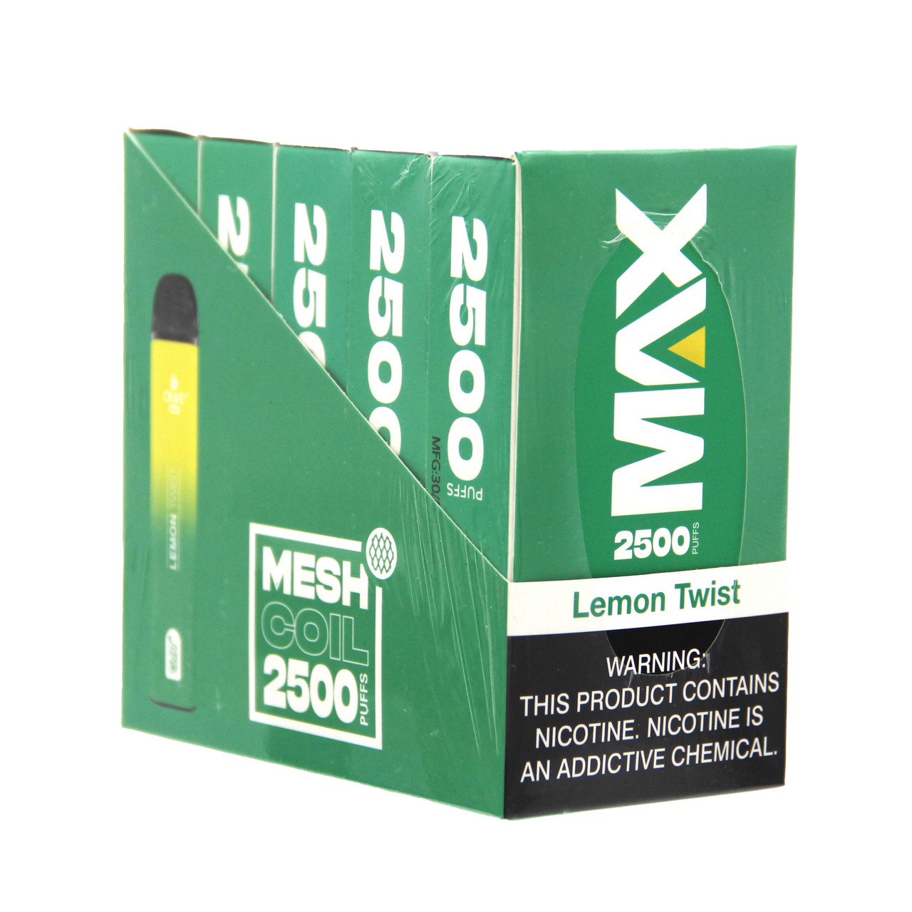 Lemon Twist CRAVE MAX Disposable Vape 2500 Puff