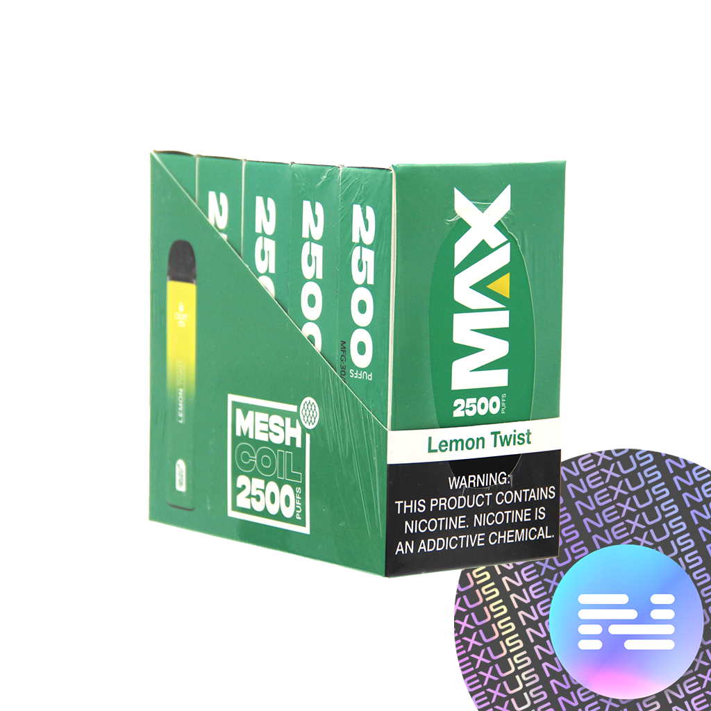 Lemon Twist CRAVE MAX Disposable Vape 2500 Puff