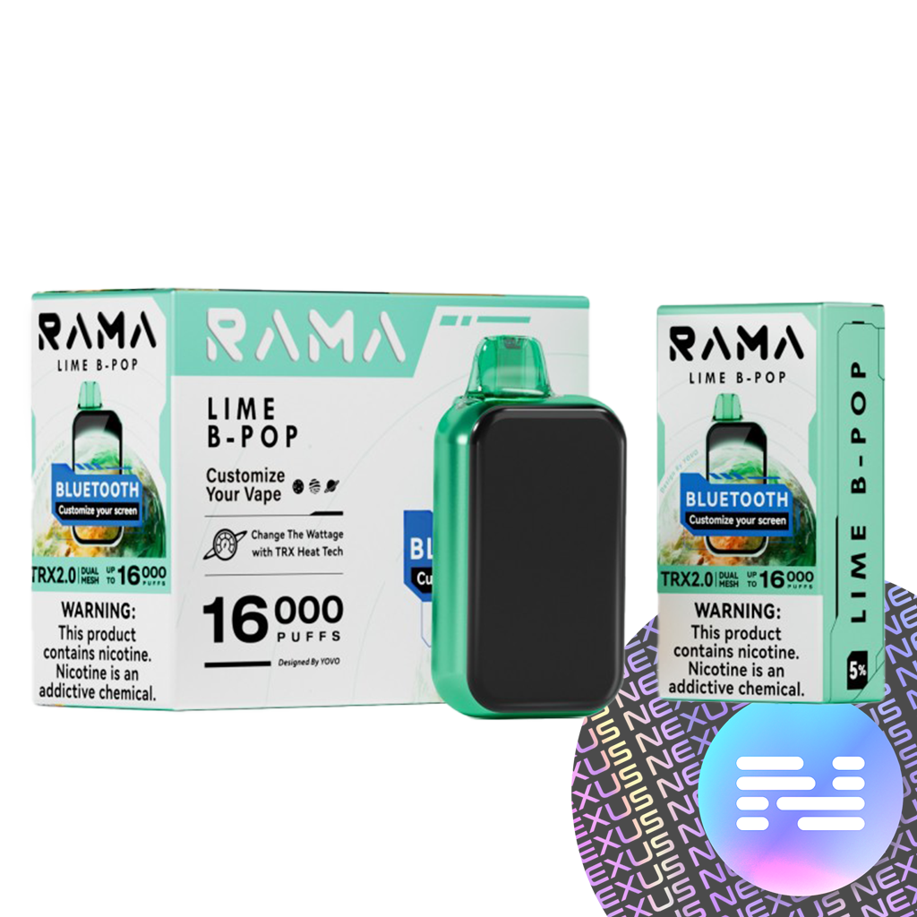 Lime B POP RAMA Disposable Vape 16000 Puff