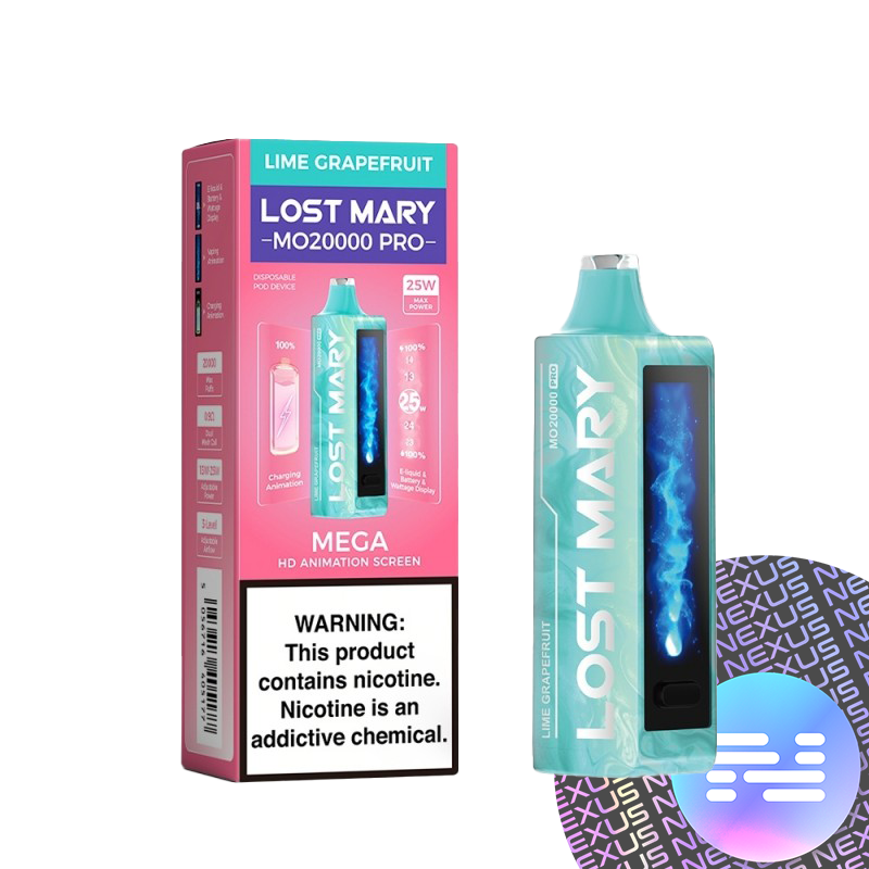 Lime Grapefruit Lost Mary MO20000 PRO Disposable Vape