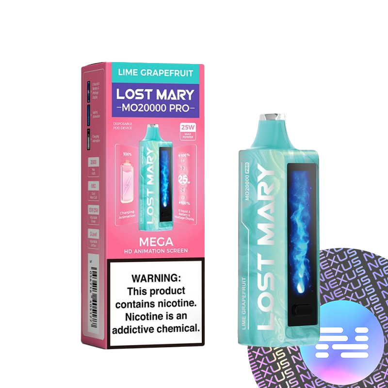Lime Grapefruit Lost Mary MO20000 Pro Disposable Vape