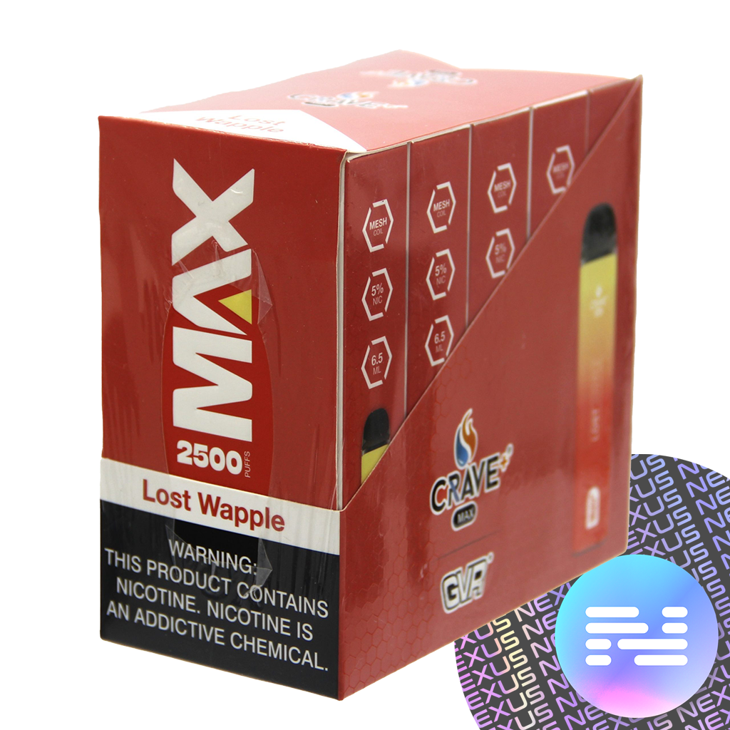 Lost Wapple CRAVE MAX Disposable Vape 2500 Puff