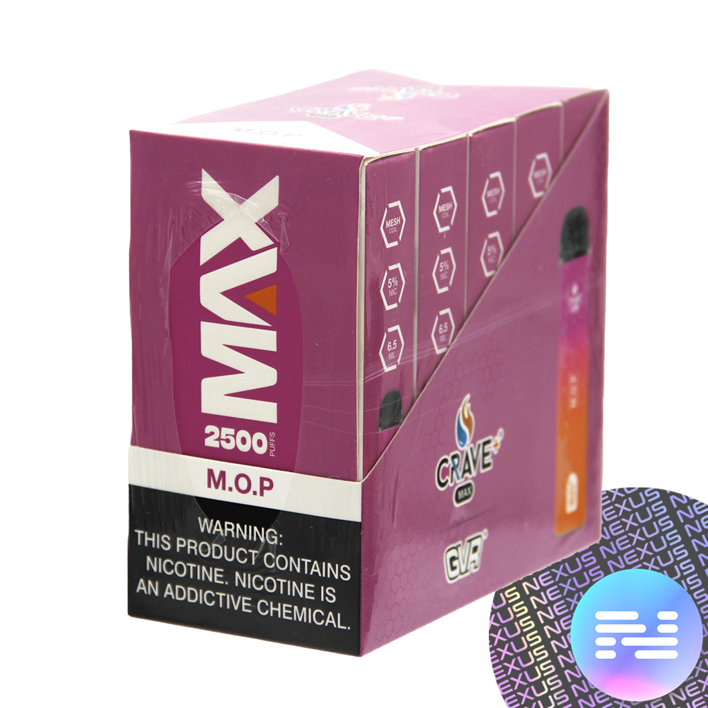 M.O.P CRAVE MAX Disposable Vape 2500 Puff