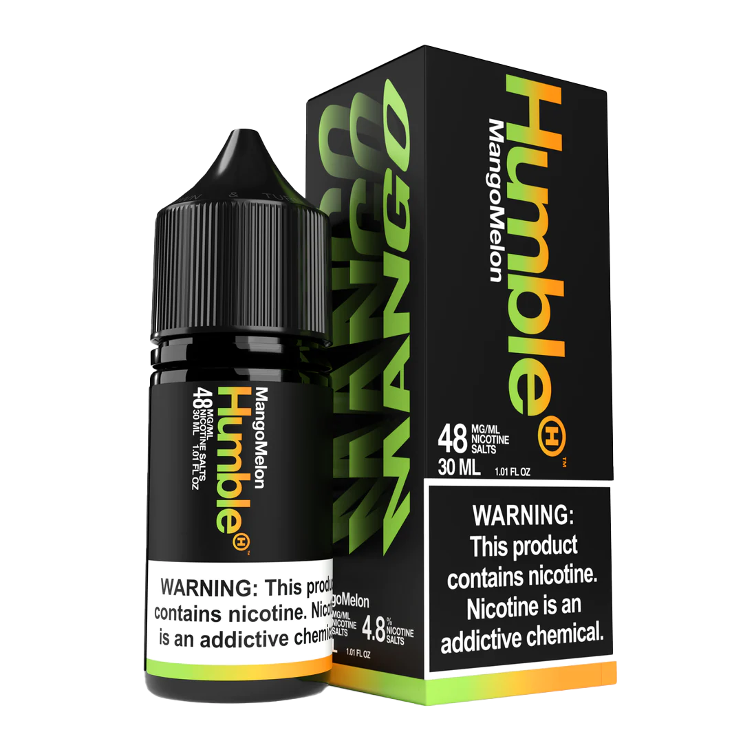 Humble Salt Nicotine E-Liquid 30 ML Vape Juice - Mango Melon (Sweater Puppets)