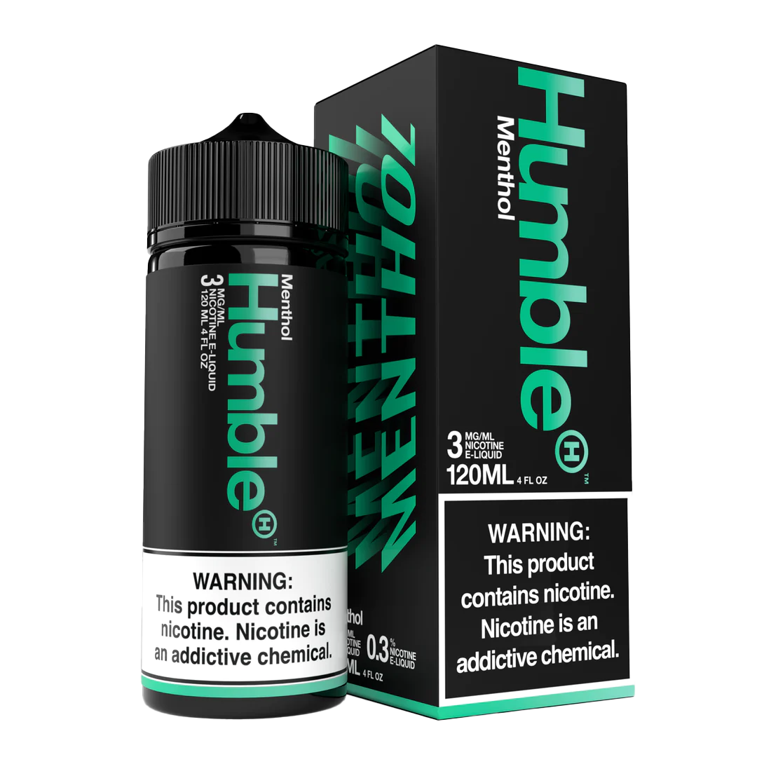 Humble Salt Nicotine E-Liquid 120 ML Vape Juice - Menthol